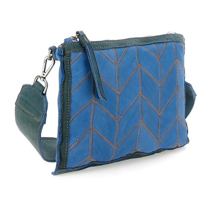 Clutch Bag Moringa Blue Caterina Lucchi