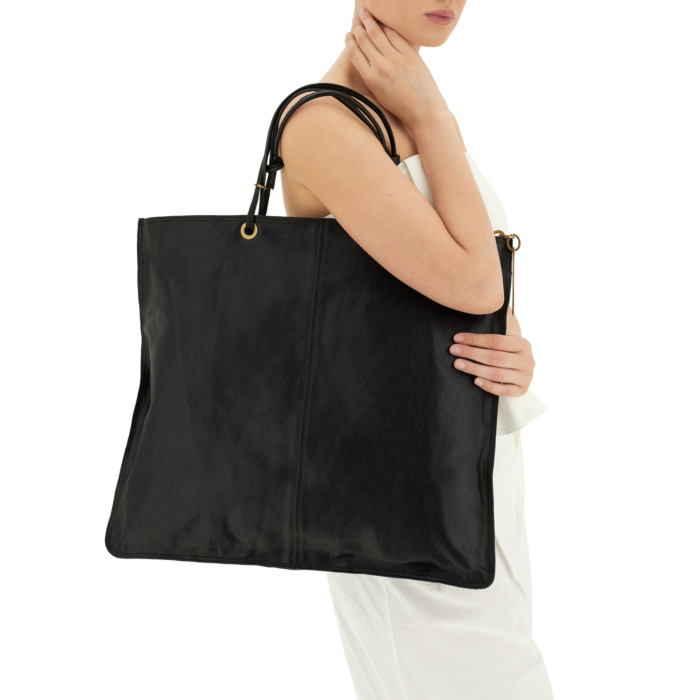 Shopping Bag/Shopper Venezia Black | Caterina Lucchi